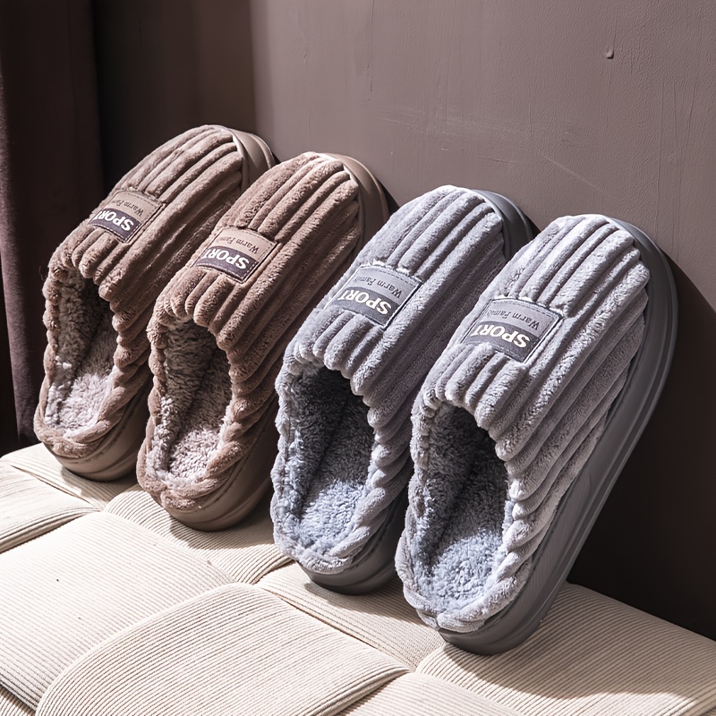Men Shoes Essentials - Chinelos de inverno masculinos plus size
