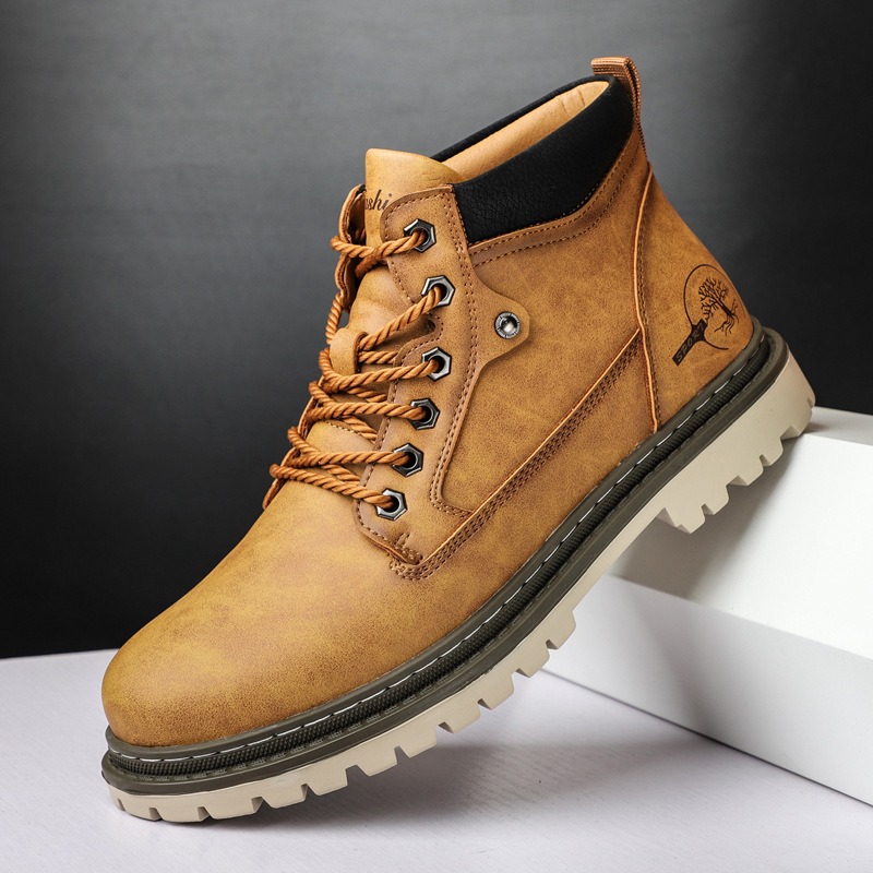 Men'S Shoes For Work - Botas masculinas de cano alto sapatos