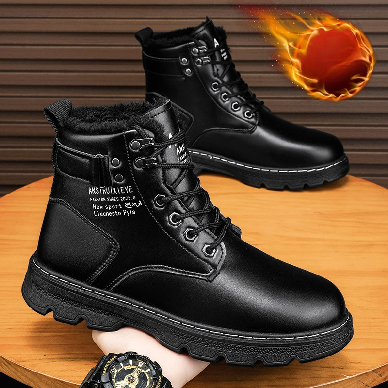 Men'S Shoes For Work - Botas masculinas para motocicleta, botas de