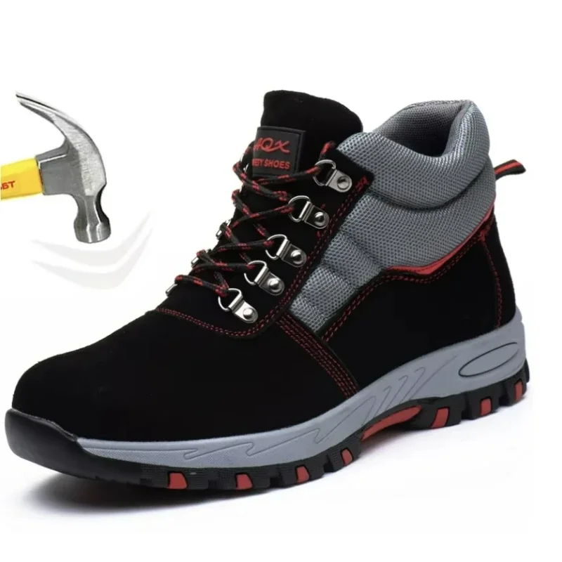 Men'S Shoes For Work - Botas de segurança masculinas de alta