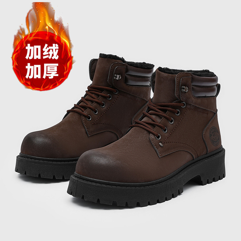 Men'S Shoes Dockers - Botas masculinas novos chinelos de inverno