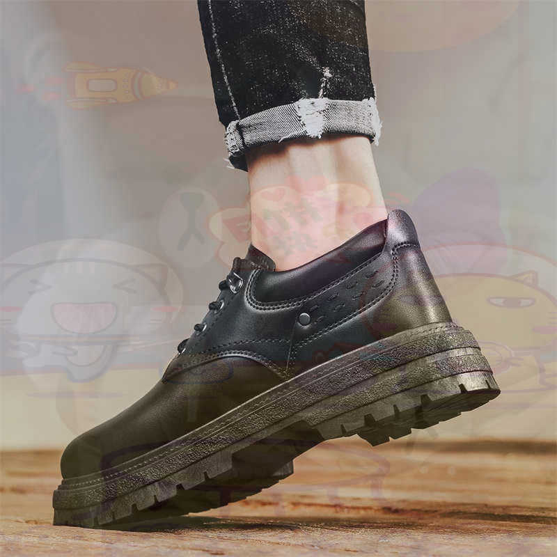 Men Shoes Eu To Us - Escuro natural couro moda formadores tênis