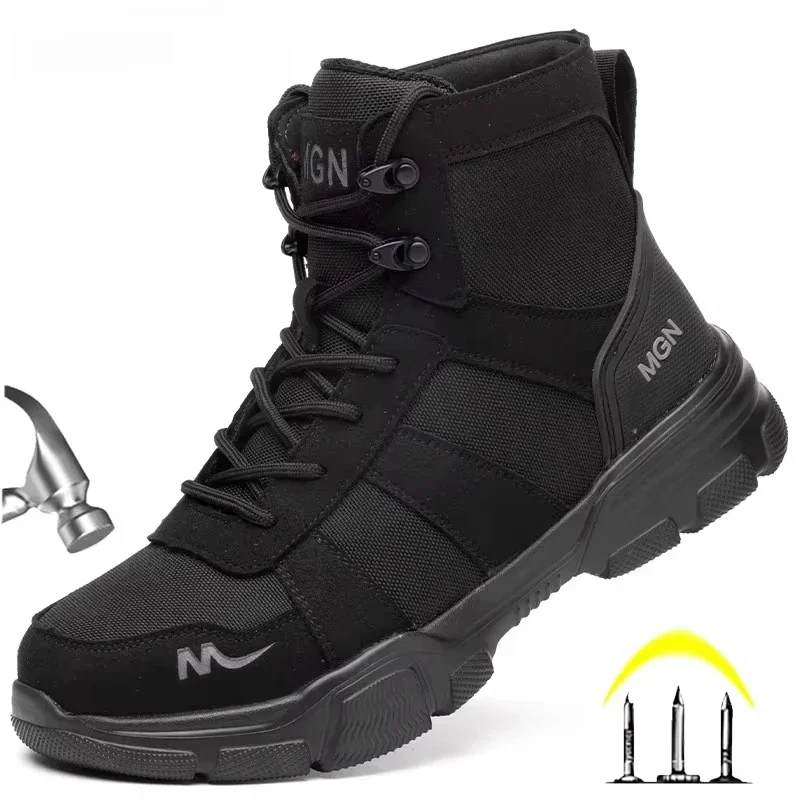Men'S Shoes For Work - Botas de trabalho indestrutíveis sapatos de