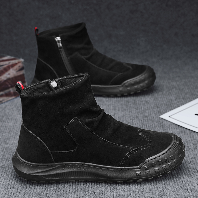 Botas de Camurça Masculinas de - Men'S Shoes For Work avaliação e preço