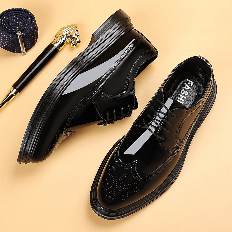 Sapatos masculinos de couro en - Men Shoes Formal avaliação e preço