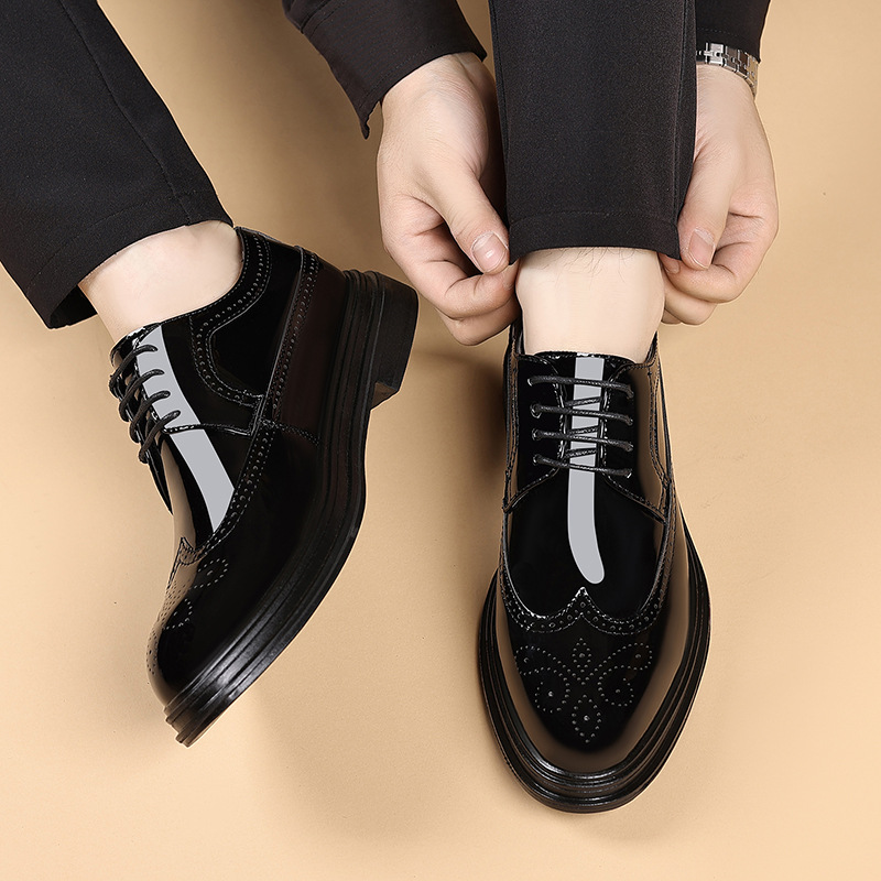 Sapatos masculinos de couro en - Men Shoes Formal avaliação e preço