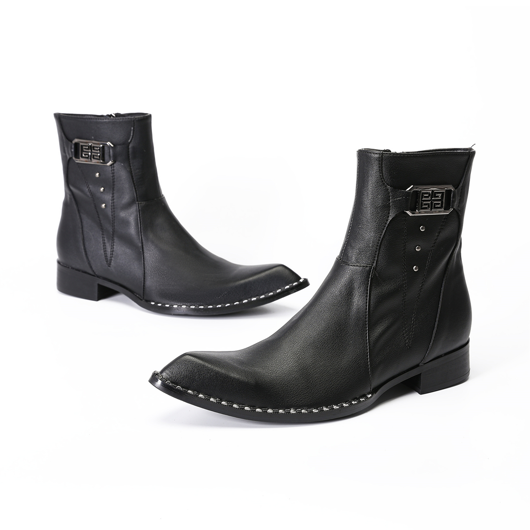 Botas masculinas de couro genu - Men Shoes Formal avaliação e preço