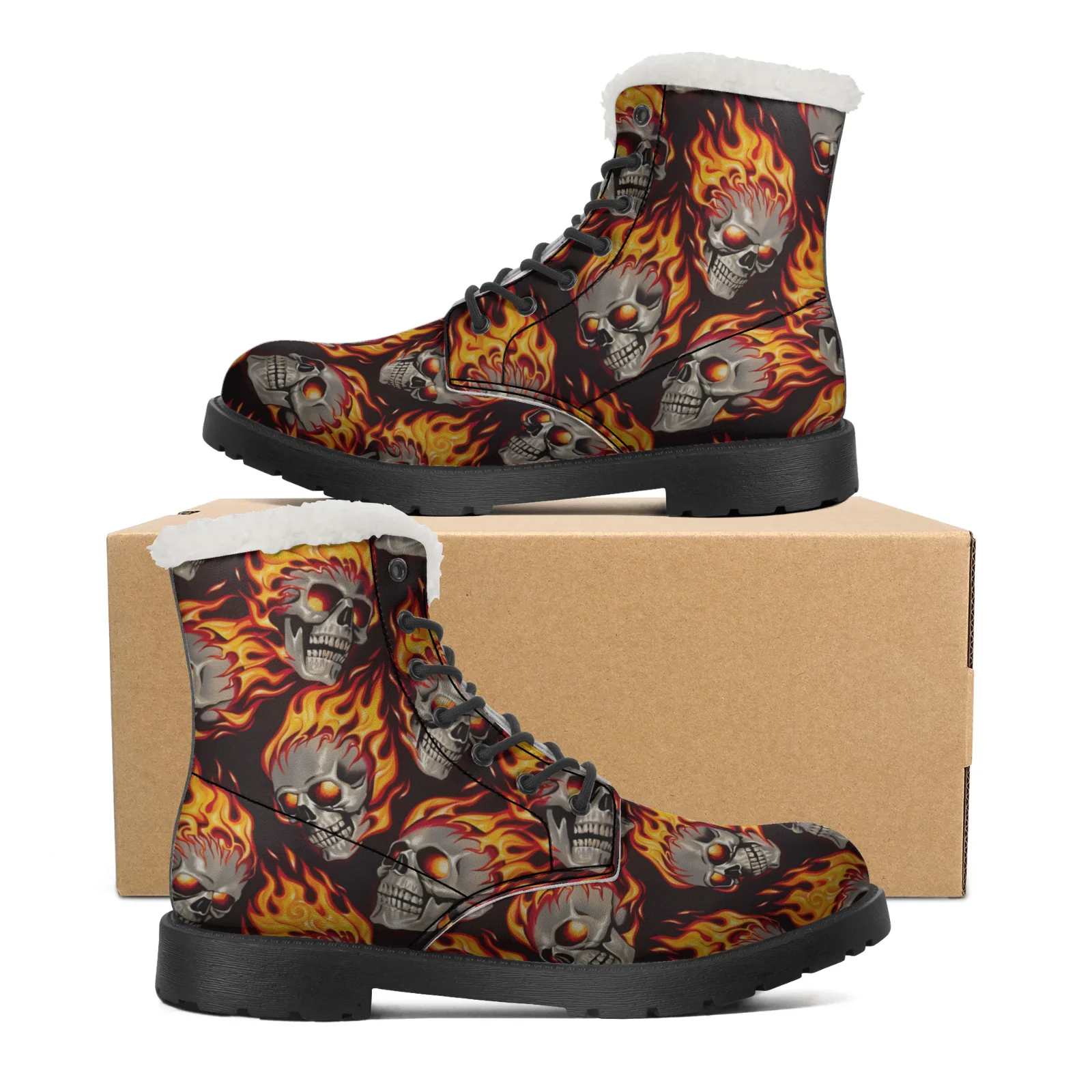 Botas de Neve com Padrões de C - Men Shoes Eu To Us avaliação e preço