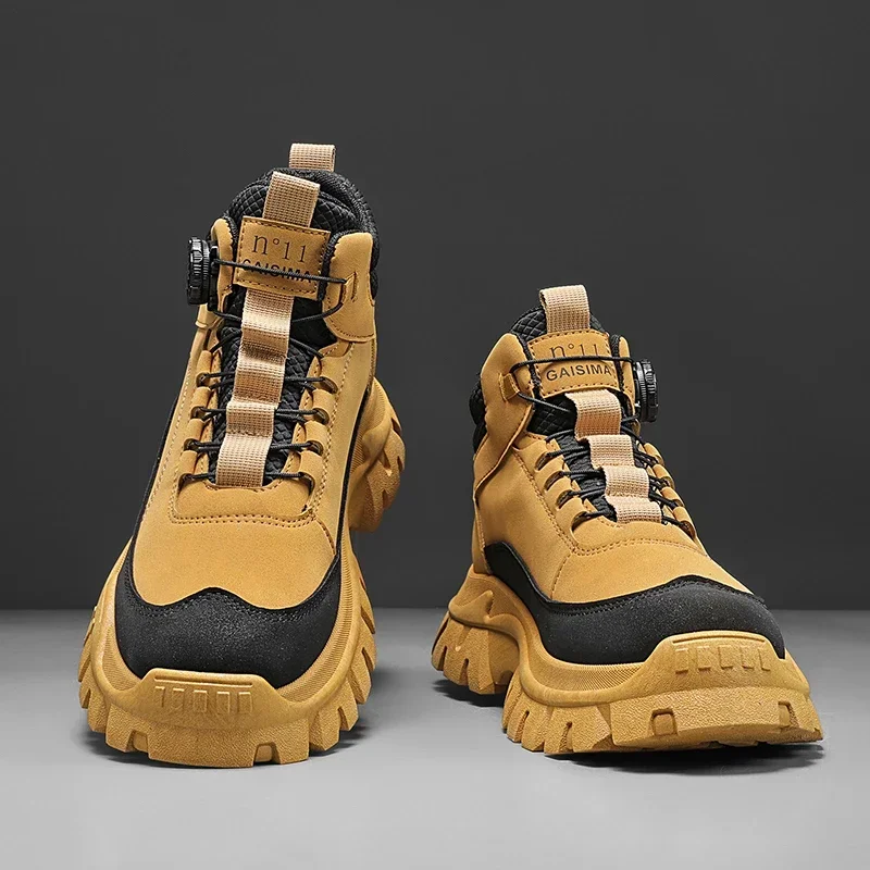 Botas masculinas de luxo de al - Men'S Shoes For Work avaliação e preço