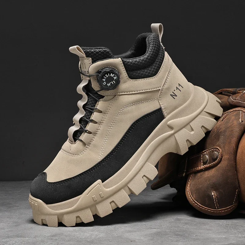 Botas masculinas de luxo de al - Men'S Shoes For Work avaliação e preço