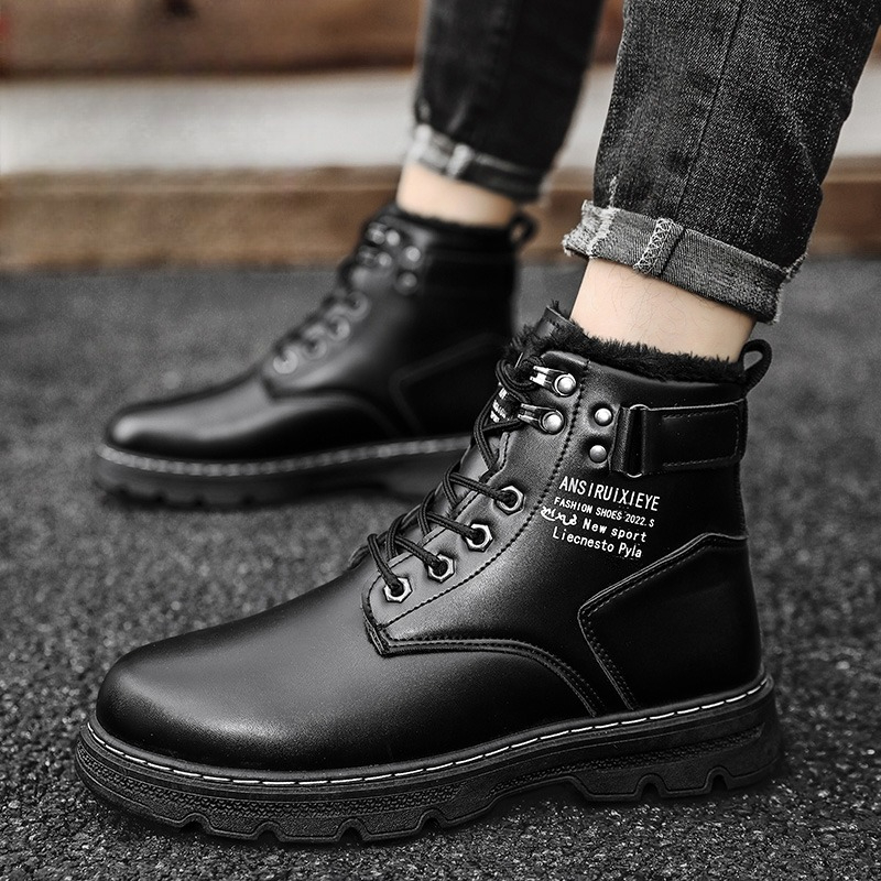 Botas masculinas para motocicl - Men'S Shoes For Work avaliação e preço