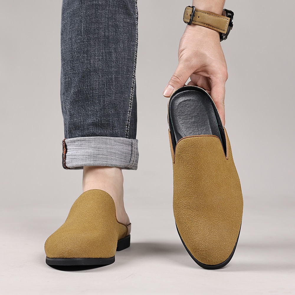 Mules de camurça para homem mo - Men Shoes Formal avaliação e preço