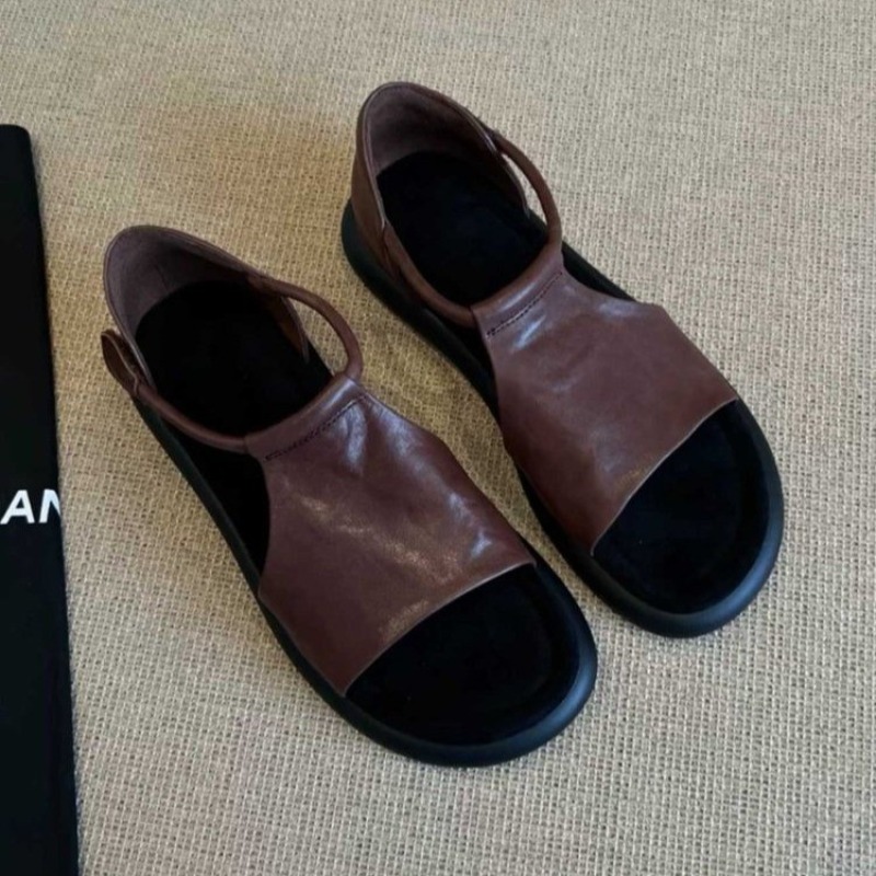 Novas Sandálias Femininas de C - Velcro Strap Sandal avaliação e preço