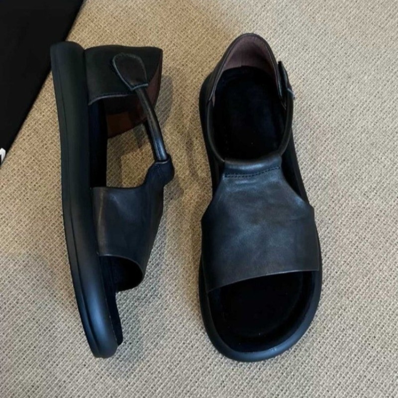 Novas Sandálias Femininas de C - Velcro Strap Sandal avaliação e preço