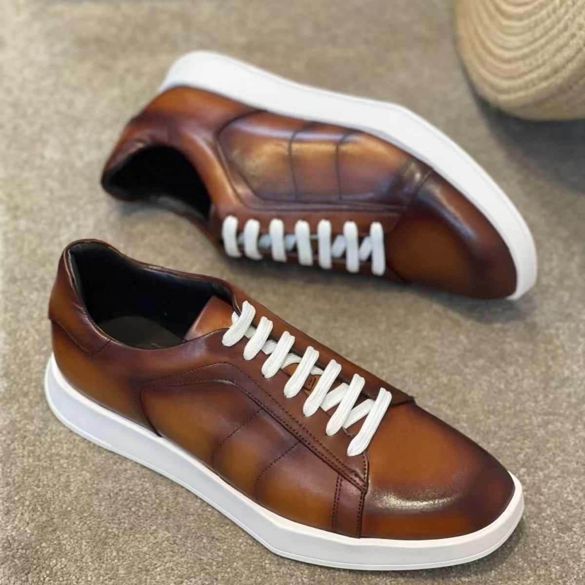 Super grande tamanho genuíno p - Men Shoes Eu To Us avaliação e preço