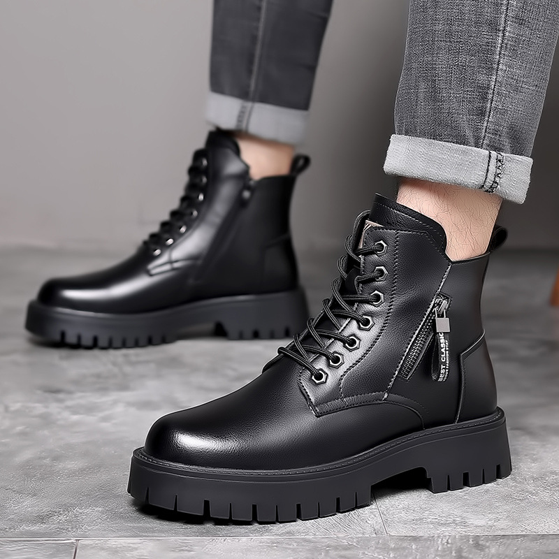 Botas clássicas masculinas de  - Men'S Shoes For Work avaliação e preço