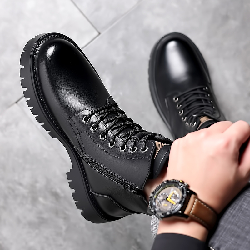 Botas clássicas masculinas de  - Men'S Shoes For Work avaliação e preço