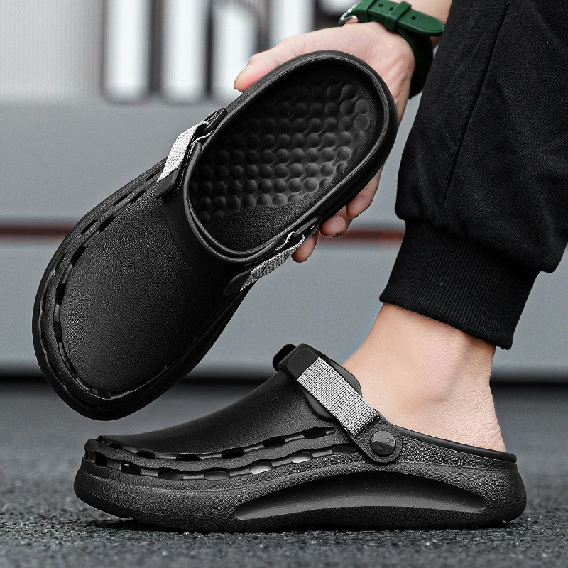 Sandálias masculinas de cor só - Men Shoes Essentials avaliação e preço