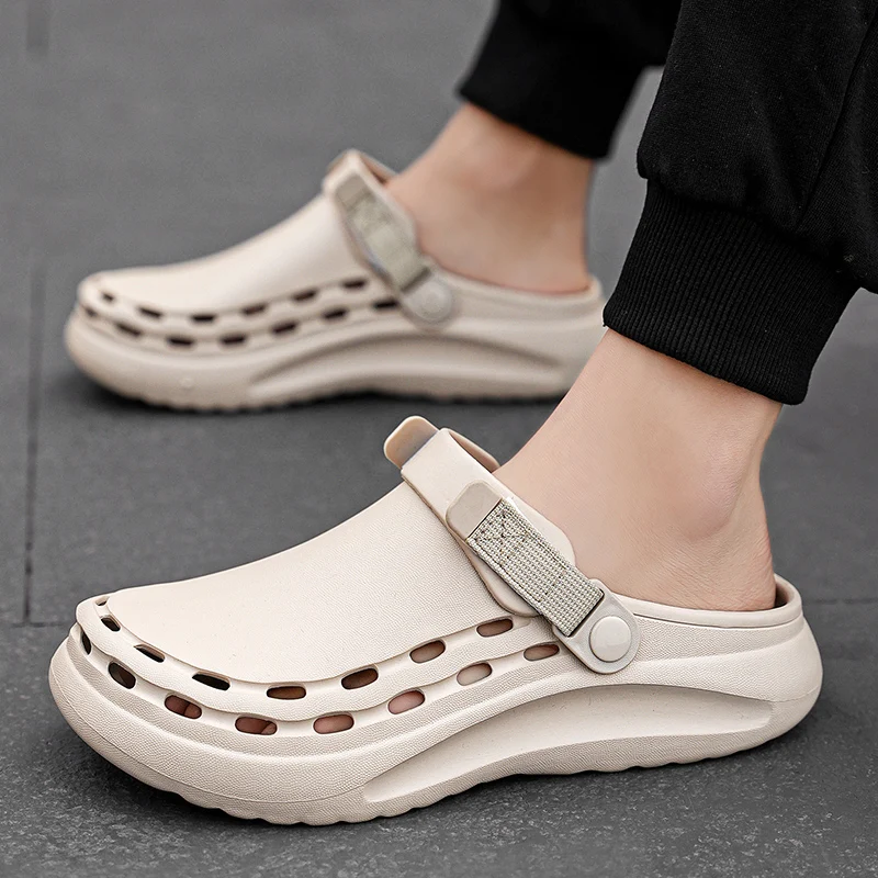 Sandálias masculinas de cor só - Men Shoes Essentials avaliação e preço