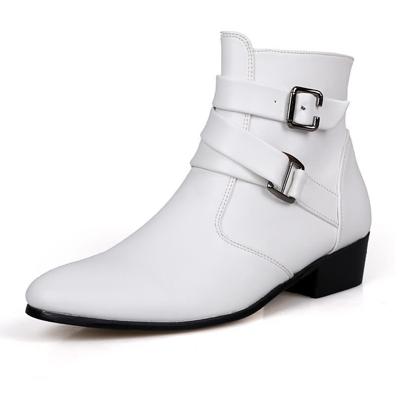 Botas masculinas de luxo de co - Men Shoes Formal avaliação e preço