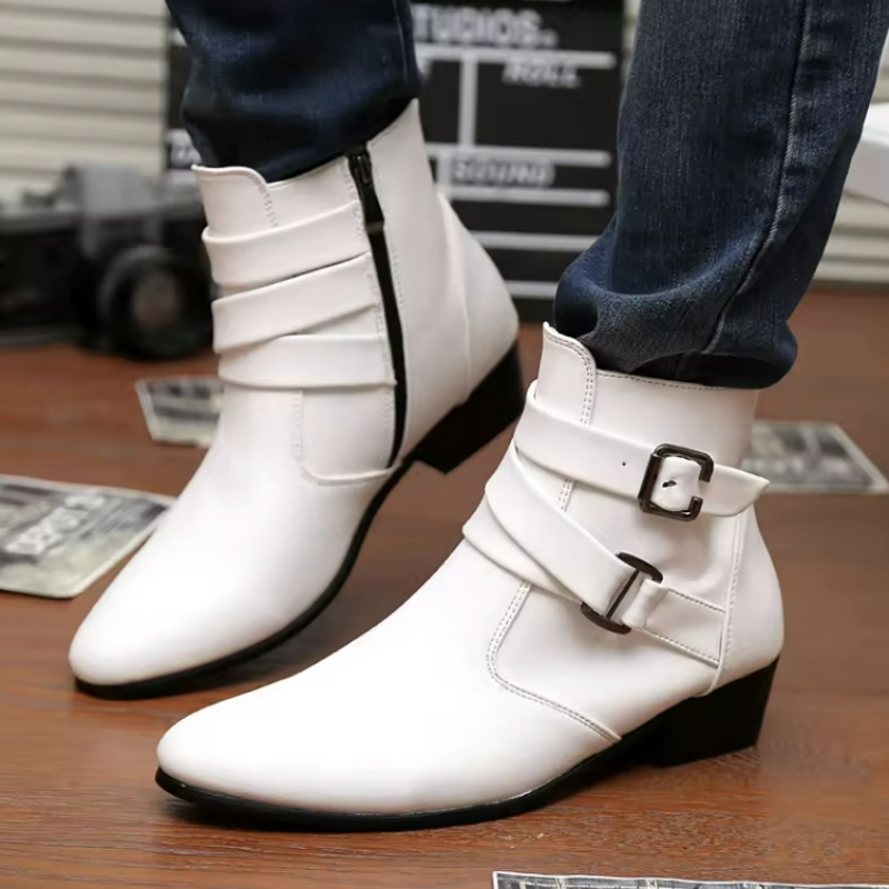 Botas masculinas de luxo de co - Men Shoes Formal avaliação e preço