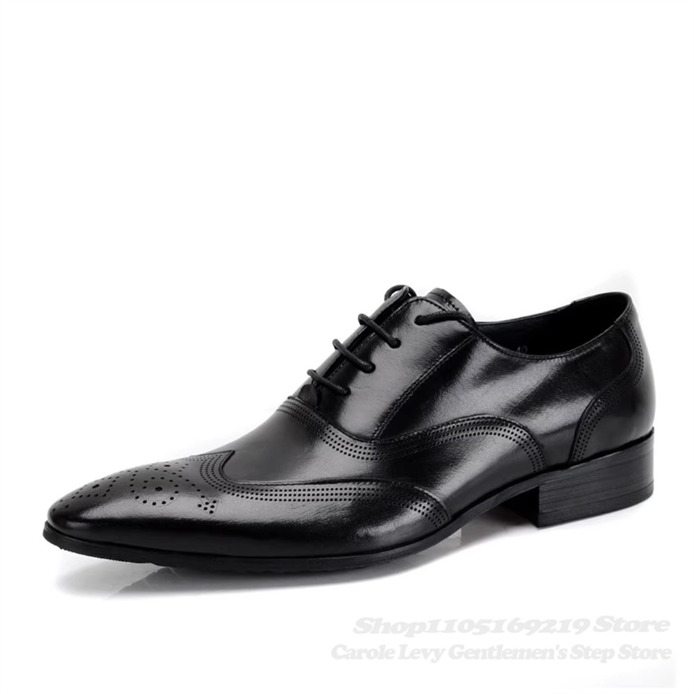 Sapatos masculinos de couro ge - Men Shoes Formal avaliação e preço
