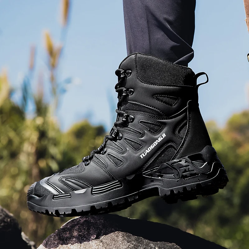 Botas táticas de caminhada ao  - Men'S Shoes For Work avaliação e preço