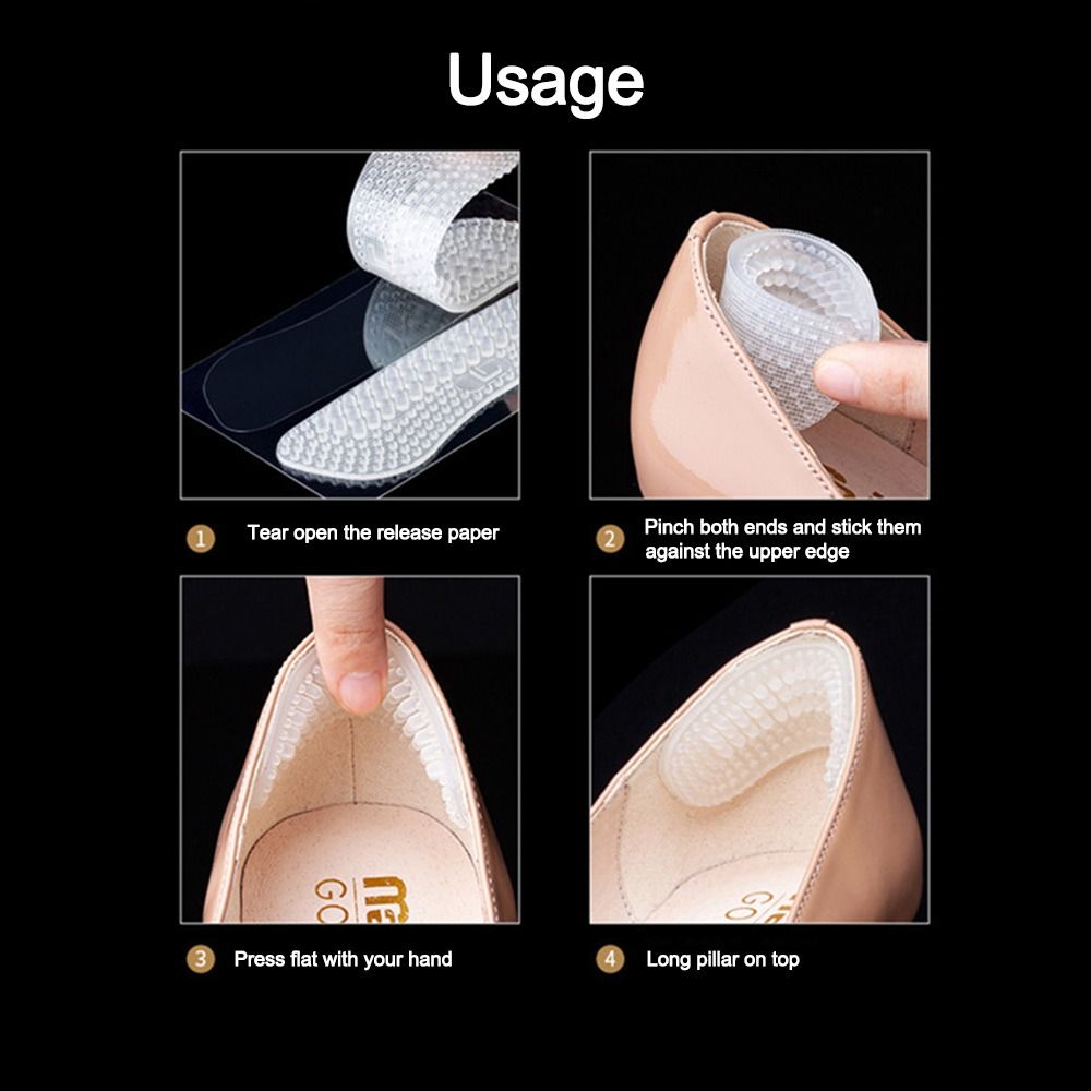 2 Peças de Adesivos de Silicon - Men'S Shoes Grip avaliação e preço