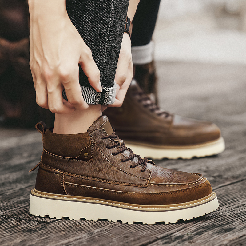 Botas de Trabalho Masculinas M - Men'S Shoes For Work avaliação e preço