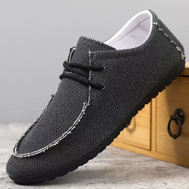 Sapatos masculinos de lona com - Men'S Shoes For Work avaliação e preço